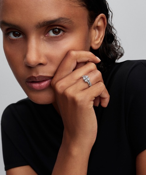 PANDORA（パンドラ） 指輪 リング スパークリング ラッキー クローバー