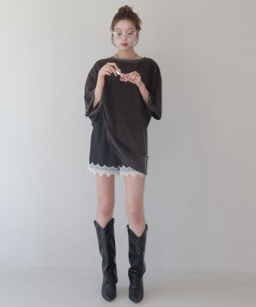 JOSE MOON（ジョゼムーン） tシャツ 半袖 PIGMENT OVER T/ピグメント
