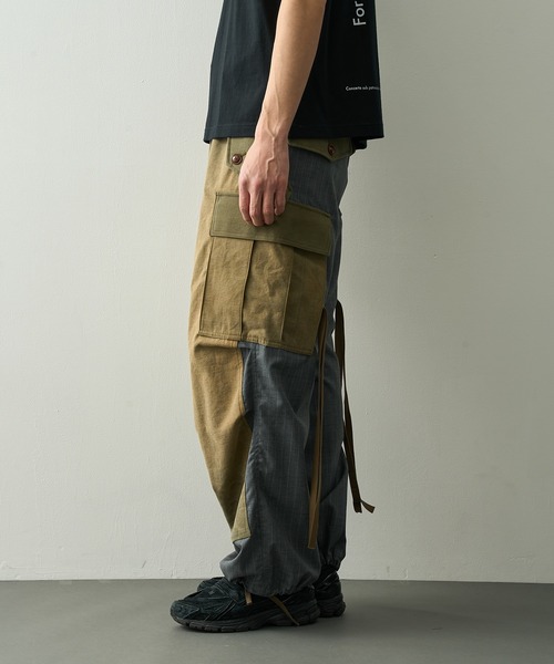 カーゴパンツ 「KHOKI/コッキ」Combination Military Pants メンズの画像