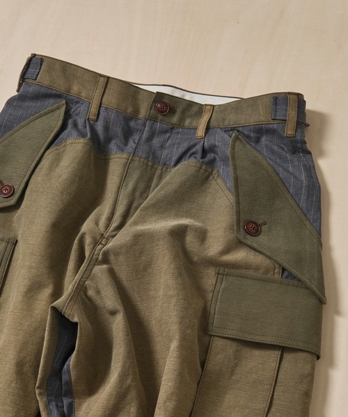 カーゴパンツ 「KHOKI/コッキ」Combination Military Pants メンズの画像