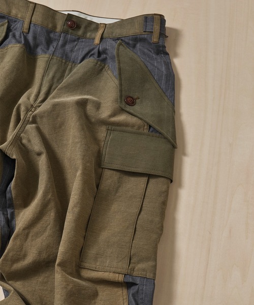 カーゴパンツ 「KHOKI/コッキ」Combination Military Pants メンズの画像