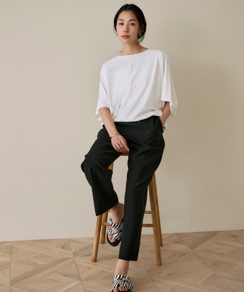 「ICB」 半袖カットソー X-SMALL ホワイト レディース_画像5