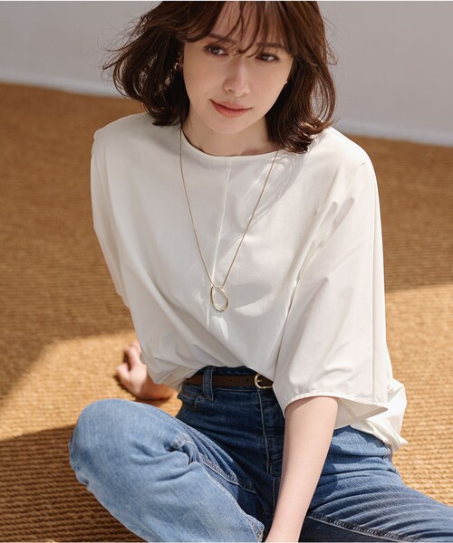 「ICB」 半袖カットソー X-SMALL ホワイト レディース_画像6