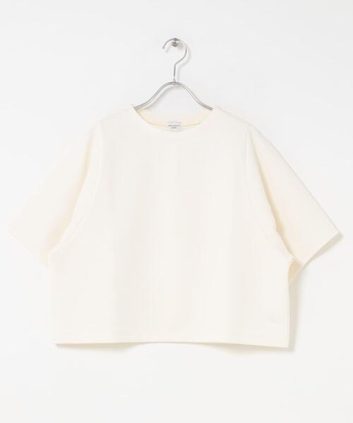 tシャツ 袖ボリュームクロップドプルオーバー レディースの画像