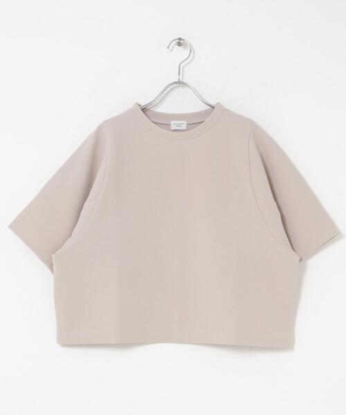 tシャツ 袖ボリュームクロップドプルオーバー レディースの画像
