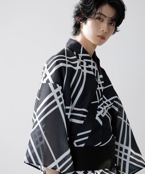 Dita（ディータ） 浴衣 メンズ浴衣3点セット「tr」 メンズ レディース