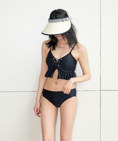 BEST BODY JAPAN 黒 水着 OSYAREVO（オシャレボ） 水着 体型カバー 水着 レディース 体型カバー