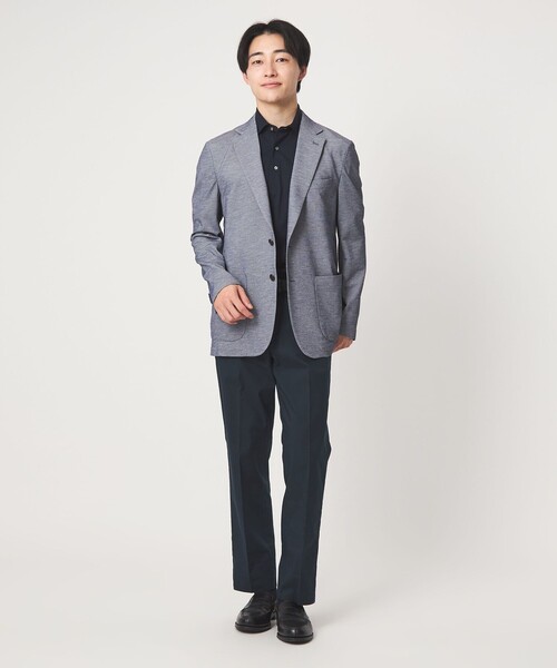 スラックス A+ COOL シャークスキン スタンダード アジャスター NP スラックス -ストレッチ・接触冷感・クリースキープ- メンズの画像