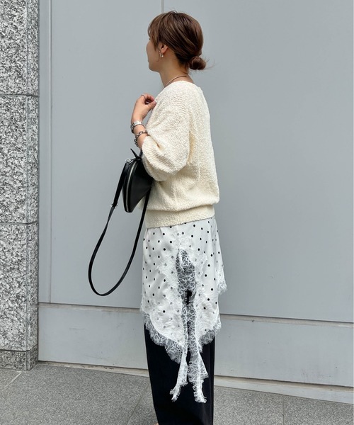 Cura Closet キャミソール 「loverara.loverara select」ドットレース