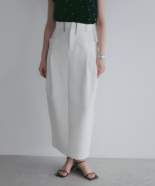 MANOF（マノフ） ロング スカート I LINE POCKET SKIRT : ZOZOTOWN