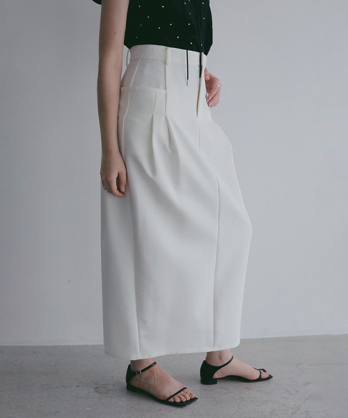MANOF（マノフ） ロング スカート I LINE POCKET SKIRT : ZOZOTOWN