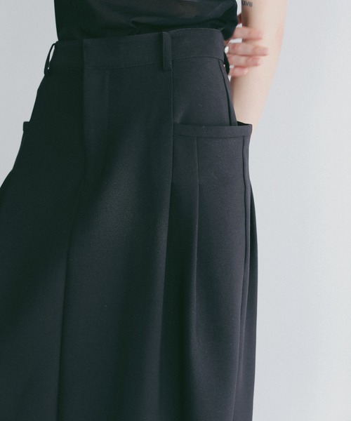 MANOF（マノフ） ロング スカート I LINE POCKET SKIRT : ZOZOTOWN