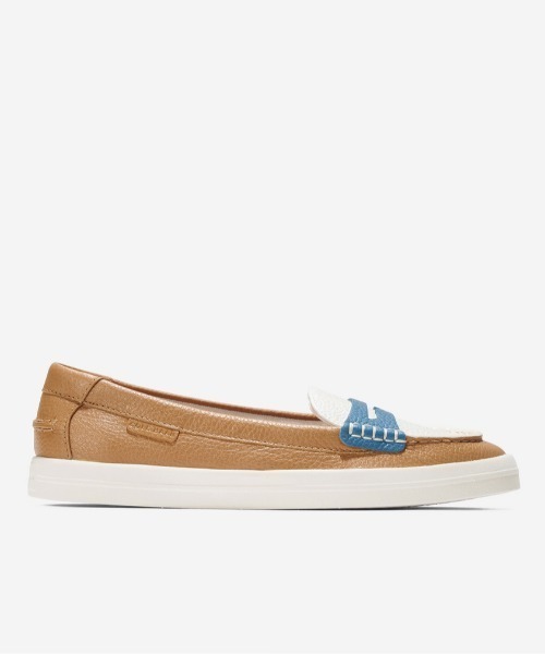新品未使用:コールハーン　ナンタケットペニーローファー キャンバス地7 1/2B COLE HAAN（コールハーン） ローファー ナンタケット ドリフト ペニー