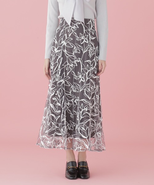 「JILL by JILL STUART」 スカート MEDIUM ラベンダー レディース_画像3