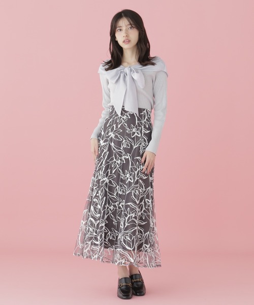 「JILL by JILL STUART」 スカート MEDIUM ラベンダー レディース_画像4