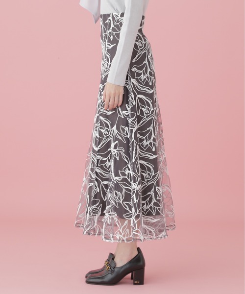 「JILL by JILL STUART」 スカート MEDIUM ラベンダー レディース_画像7