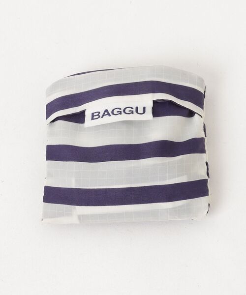 「BAGGU」 ボーダー柄ハンドバッグ - ホワイト レディース_画像5
