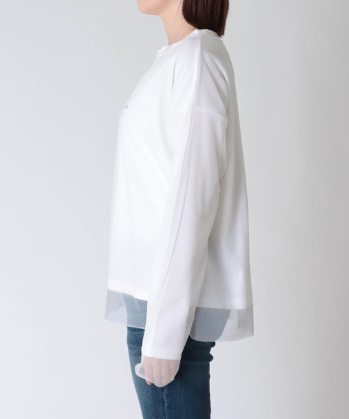 「MAISON MAVERICK PRESENTS」 長袖カットソー 38 オフホワイト レディース_画像5