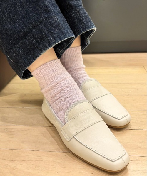 「ENあしながおじさん」 シューズ 23.5cm グレイッシュベージュ レディース_画像7