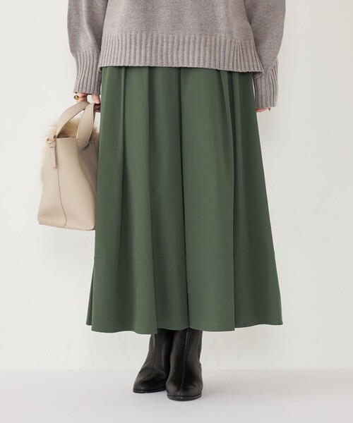 「SHIPS Colors」 ロングスカート SMALL ベージュ レディース_画像3