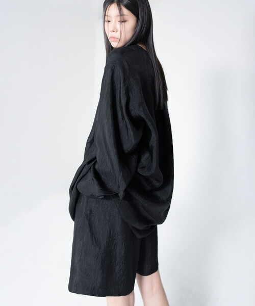 Bshop パンツ eunoia｜ワイドイージーショートパンツ WOMEN レディース