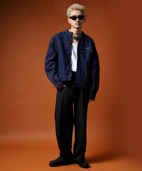 「NERDY」 デニムジャケット M ネイビー メンズ_画像2