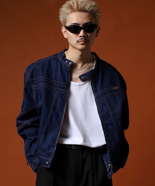 「NERDY」 デニムジャケット M ネイビー メンズ_画像5