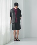 ワイドパンツ ハーフパンツ パンツ 短パン ノ...の詳細画像1