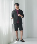 ワイドパンツ ハーフパンツ パンツ 短パン ノ...の詳細画像2