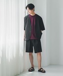 ワイドパンツ ハーフパンツ パンツ 短パン ノ...の詳細画像4