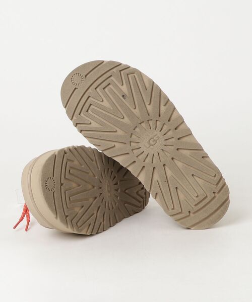 puu！UGG アグ ベージュ ファーサンダル 24cm UGG Australia（アグオーストラリア） 「UGG」 フラットサンダル 24cm