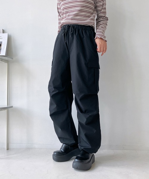「AS KNOW AS plus」 カーゴパンツ FREE グリーン レディース_画像3