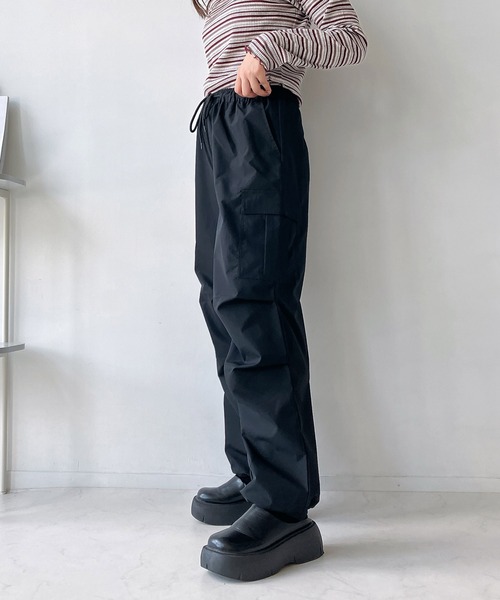 「AS KNOW AS plus」 カーゴパンツ FREE グリーン レディース_画像4