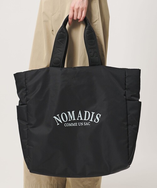 新作 ノマディス　SAC2 トートバッグ　ブラック　ベージュ NOMADIS（ノマディス） トートバッグ 大きめ 「NOMADIS」SAC PADD