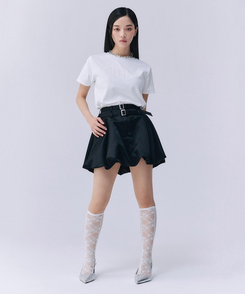 「EIMY ISTOIRE」 半袖Tシャツ F ブラック レディース_画像2