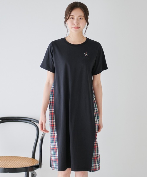 「Arnold Palmer」 Tシャツワンピース M ブラック レディース_画像2