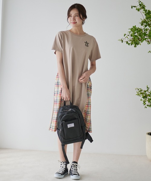 「Arnold Palmer」 Tシャツワンピース M ブラック レディース_画像6