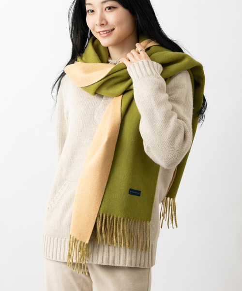 【LIBERTY】 ヴィンテージ　ウールチャリスショール　英国製　希少　訳有 Jubilee Fabric（ジュビリーファブリック） ストール マフラー 子羊の