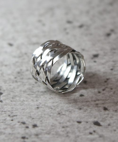 YArKA 指輪 リング 「YArKA/ヤーカ」silver925 weave motif ring「ori