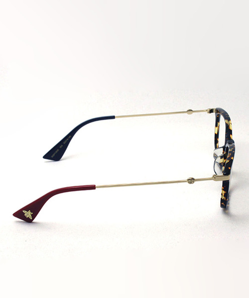伊達メガネ メガネ 眼鏡 「GUCCI/グッチ」スクエア メガネ GG0112OA 003 レディース メンズの画像