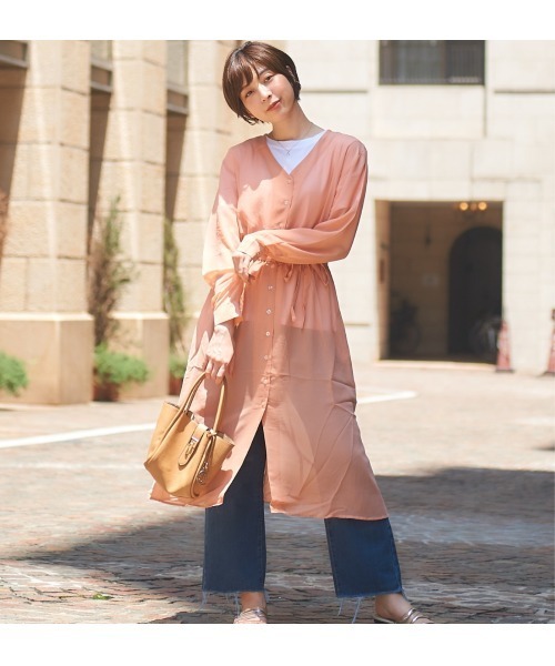 Sakka シャツワンピース 2WAYシアーシャツワンピース : ZOZOTOWN