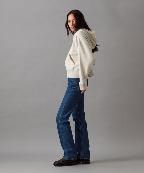 トレーナー スウェット ロングスリーブアーカイブロゴパーカー レディース Calvin Klein トレーナー スウェット ロングスリーブアーカイブ