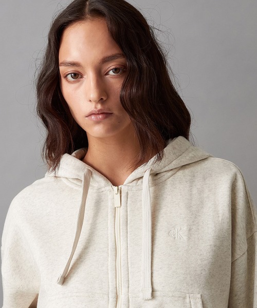 トレーナー スウェット ロングスリーブアーカイブロゴパーカー レディース Calvin Klein トレーナー スウェット ロングスリーブアーカイブ