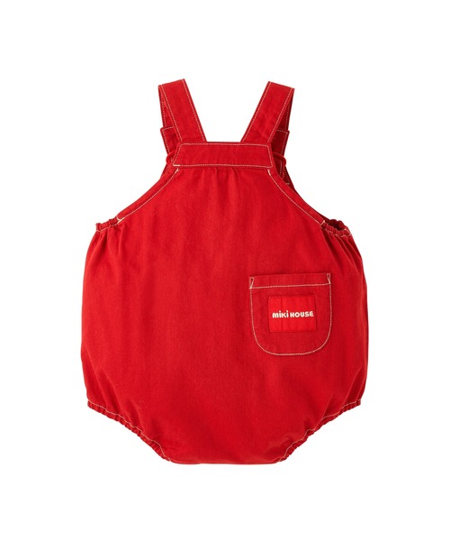 【レア】ミキハウス レッドロンパース 80cm ミキハウス ロンパース 80cm 赤 ミキハウス ロンパース 80cm レア