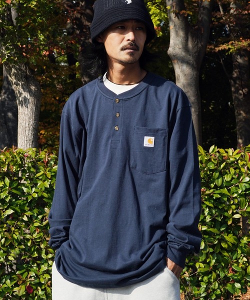 Carhartt（カーハート） ヘンリーネック tシャツ メンズ レディース 