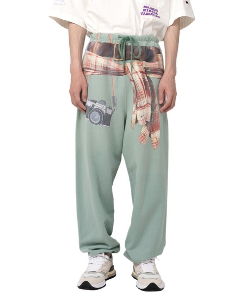 MAISON MIHARA YASUHIRO パンツ Tromp l'oeil Printed Pants