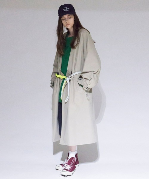 VOAAOV ノーカラーコート コート 「VOAAOV」Organic Cotton