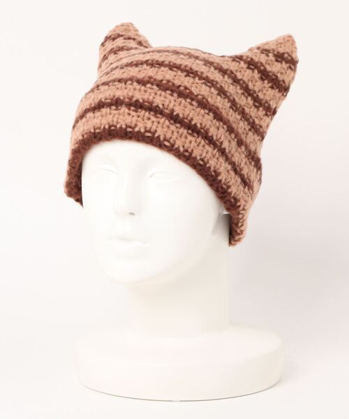 ニット帽 ニットキャップ 「HIKA」猫耳ワッチCAP レディース メンズ