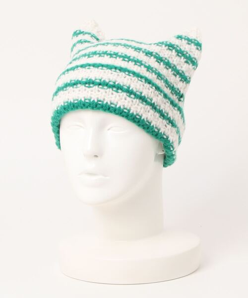 ニット帽 ニットキャップ 「HIKA」猫耳ワッチCAP レディース メンズ
