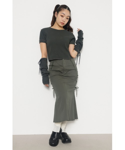 LAGUA GEM（ラグアジェム） tシャツ 2WAY LACE UP THERMAL トップス